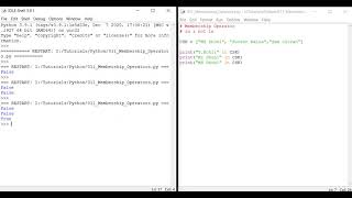 Python - 11 | Membership Operator in Python | Python 0 to 100 | Embedded World
