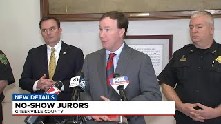 Greenville County officials speak on no-show jurors