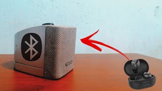 Transforming dead earbuds to powerful bluetooth speaker