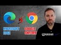 Microsoft Edge Versus Google Chrome Browser