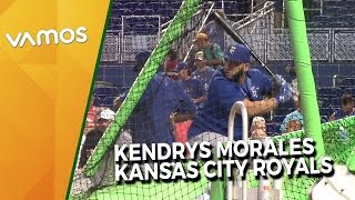 Kendrys Morales de los Kansas City Royals