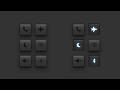 CSS 3D Glowing Checkbox Buttons