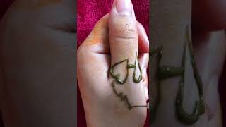 cute finger mehndi design #henna #shorts