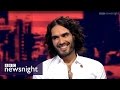 'I don't trust politicians & corporations in this country' Russell Brand - BBC Newsnight