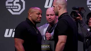 UFC 220: Daniel Cormier vs. Volkan Oezdemir Staredown - MMA Fighting