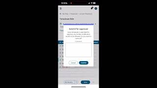 Submitting your weekly timesheet