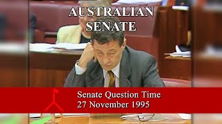 Senate Question Time - 27 November 1995