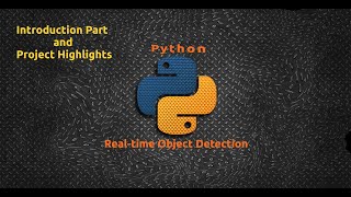 Python - opencv Real-time Object Detection - INTRO