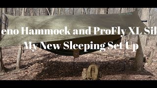 Eno Hammock and ProFly XL Sil Rain Fly - My New Sleeping Set Up