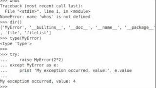 Episode 35: More on Errors and Exceptions