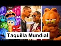 Intensamente 2 domina la Taquilla con casi 300M, Bad Boys 4 muy estable con +200M, Garfield cae 50%