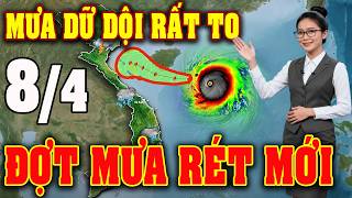 Tin bão Mới Nhất | Dự báo thời tiết hôm nay ngày mai 8/4 | dự báo thời tiết 3 ngày tới #thoitiet