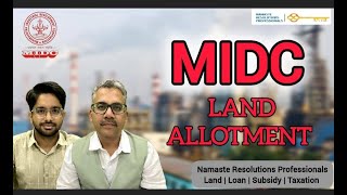 MIDC- LAND ALLOTMENT