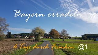 Fahrradreise durch Franken