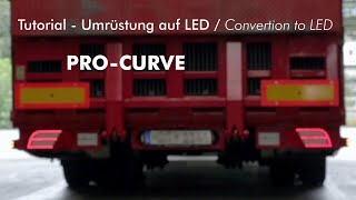 Conversion to LED Rear Lamp PRO-CURVE (EN) Tutorial