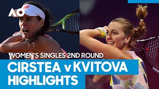 Sorana Cirstea vs Petra Kvitova Match Highlights (2R) | Australian Open 2021