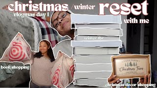 christmas/winter reset with me! | VLOGMAS DAY 1