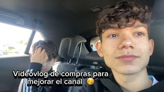 Videovlog de compras para mejorar el canal #football #videovlog #humor #primos #compras