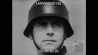 UFA NEWS #668; GERMAN VERSION OF D DAY, GERMANS RESPOND TO INVASION, UFA REEL GERMAN A   LMWWIIHD192