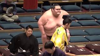 【Japaese Big Sumo wrestler】謙豊（250kg）×森　平成31年3月場所8日目