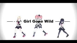 【MMD艦これ】Girl Gone Wild / アトランタ、夕立、暁