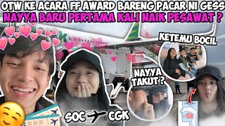 VLOG BUCIN NAIK PESAWAT BARENG NAYYA PERTAMA KALINYA! DIA TAKUT BANGET KETINGGIAN GUYS😭