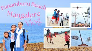 Panamburu Beach Vlog 🏄‍♀️🏖️🏝️ | Mangalore City | Arabian Sea 🌊