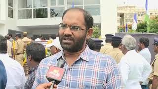 YSRCP Student Wing President Salam Babu on Inauguration of new party central office at Tadepalli