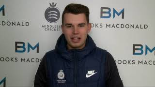 MAX HOLDEN - 2018 MIDDLESEX CRICKET PLAYER PROFILE