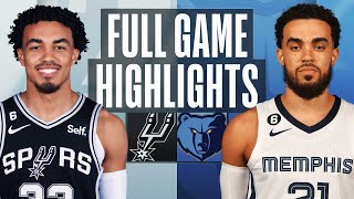 SPURS at GRIZZLIES | FULL GAME HIGHLIGHTS | January 9, 2023