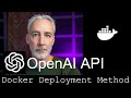 OpenAI API: Docker Deployment Method