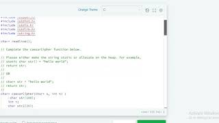 Caesar Cipher | hackerrank solution