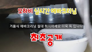 모하비 실시간 에바크리닝 최초공개 (거품식 에바크리너 하지마세요)