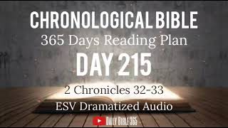 Day 215 - ESV Dramatized Audio - One Year Chronological Daily Bible Reading Plan - Aug 3