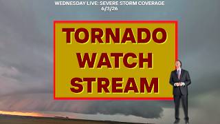 LIVE TORNADO WATCH STREAM - JUNE 3RD - SEVERE STORM COVERAGE