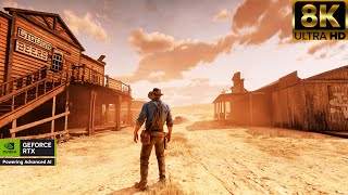 Red Dead Redemption 2 destroyed the RTX 5090 in 8K HDR! - DLAA | Hyper Realism Mod