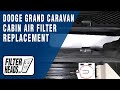 How to Replace Cabin Air Filter 2018 Dodge Grand Caravan AQ1119