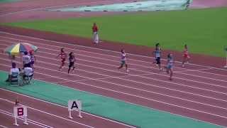 2013ジュニアクラブ小学女子5年100m第2組