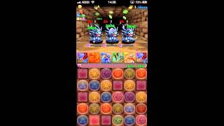 パズドラ【超メタドラ　降臨】（ゼローグパーティ） 60周