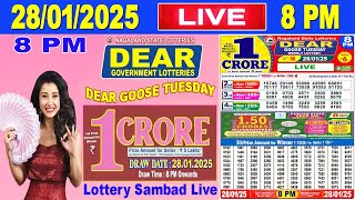 Nagaland Lottery Sambad Live 8pm 28.01.2025 | Lottery Live