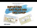 Importing CAD Files into SketchUp