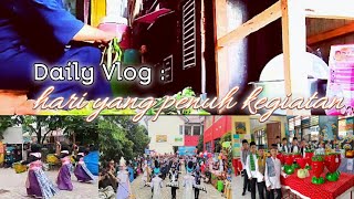 Daily Vlog Keluarga Rantau:masak menu simpel//melihat marked day//dranband//tari daerah