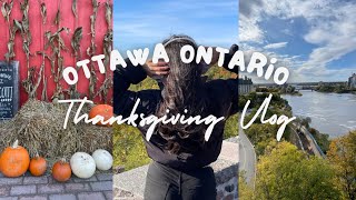 Thanksgiving in Ottawa Vlog 2024 | Fall Rhapsody, Saunders Farm \u0026 Parliament!!