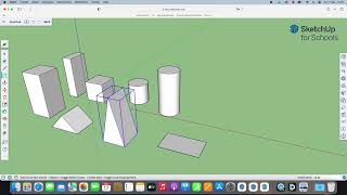 Houten blokken in 3D SketchUp for Web zetten