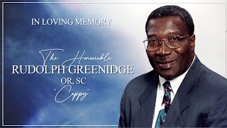 In Loving Memory The Honourable Rudolph “Cappy” Greenidge, OR, SC, - Obituary