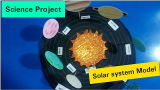 How to make 3D Solar System model | School project | 3D Model | SOLAR SYSTEM MODEL
