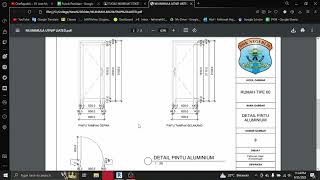 Autodesk Revit - Membuat Legends/ Etiket Pintu - Memasukkan Detail Pintu pada Etiket