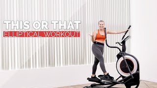 This or That? | Beginner Low Impact Elliptical Workout