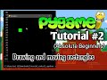 Pygame Beginner Tutorial | Drawing and moving rectangle on game window