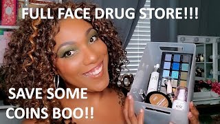 Full Face of DRUG STORE MAKEUP - Save some coins!!